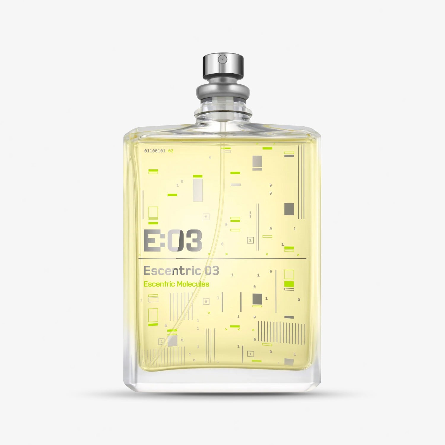 Parfümprobe Escentric Molecules Escentric 03 – grüner, würzig-holziger Unisex-Duft mit Vetiveryl Acetate, Limette, Ingwer und Vetiver