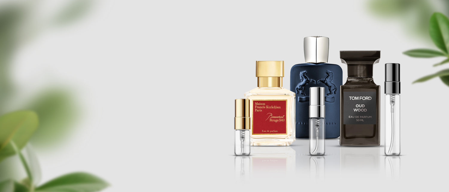 Parfümproben von hochwertigen Nischendüften wie Louis Vuitton, Parfums de Marly, Maison Francis Kurkdjian, Amouage, Tom Ford und viele weiter Marken.